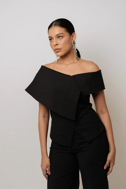 Pantalón Contraste En Bota