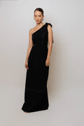 Vestido Top Asimétrico Corte En Falda